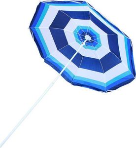 Apte Parasol plażowy niebieski 170 cm 1