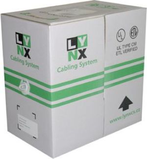 Lynx CS Kabel instalacyjny, Cat6, linka, PVC, 305m box (LX-STR-UTP6-GR) 2