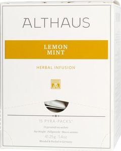 Althaus Althaus - Lemon Mint Pyra Pack - Herbata 15 piramidek 1