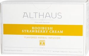Althaus Althaus - Rooibush Strawberry Cream Grand Pack - Herbata 20 dużych saszetek 1
