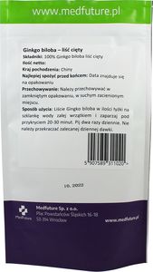 MedFuture Miłorząb japoński liść cięty 50 g 2