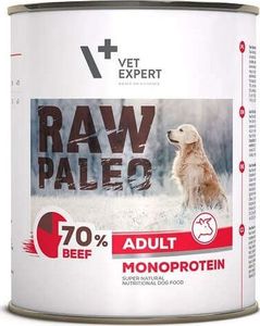 VET EXPERT VETEXPERT RAW PALEO Adult Monoprotein Beef WOŁOWINA 800g 1