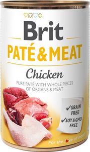 Brit Pate&Meat Kurczak 6x 400g 1