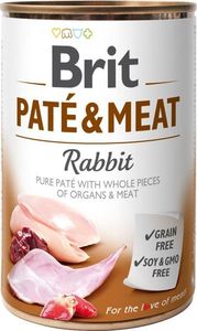 Brit Brit Pate&Meat Rabbit KRÓLIK 6x 400g 1