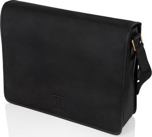 Paolo Peruzzi TORBA MĘSKA NA RAMIĘ CZARNA VINTAGE PAOLO PERUZZI T-06-BL 5