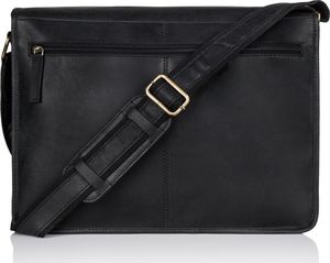 Paolo Peruzzi TORBA MĘSKA NA RAMIĘ CZARNA VINTAGE PAOLO PERUZZI T-06-BL 6