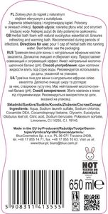 BluxCosmetics Ziołowy płyn do kąpieli z olejkiem z eukaliptusa 650 ml 2