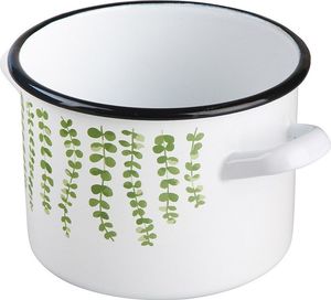 Lumarko eukaliptus garnek prosty 5,8l śr.22cm wys.16cm biały 2