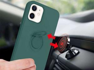 Alogy Etui Ring Ultra Slim 12 Mini  Zielone 4