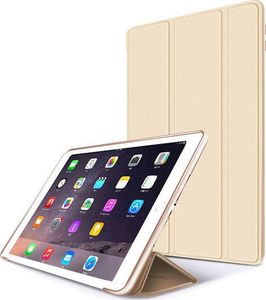 Etui na tablet Alogy Smart Case Apple iPad Air 2 silikon Złoty + Szkło 3