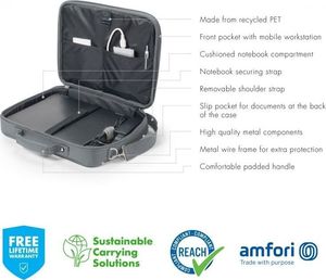 Torba Dicota Eco Multi Base 17.3" (D30915-RPET) 9