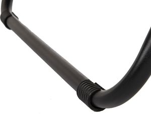 Saska Garden Fotel leżak ogrodowy składany z daszkiem i zagłówkiem czarny 12