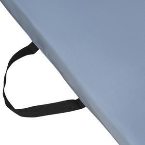 HMS Materac gimnastyczny 3-częściowy MGS02 180 cm x 60 cm x 5 cm szary 12