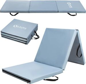 HMS Materac gimnastyczny 3-częściowy MGS02 180 cm x 60 cm x 5 cm szary 13