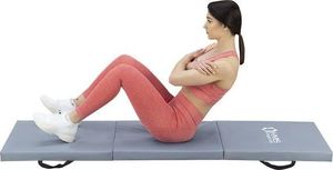 HMS Materac gimnastyczny 3-częściowy MGS02 180 cm x 60 cm x 5 cm szary 3