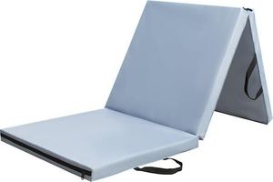 HMS Materac gimnastyczny 3-częściowy MGS02 180 cm x 60 cm x 5 cm szary 10