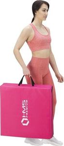 HMS Materac gimnastyczny 3-częściowy MGS02 180 cm x 60 cm x 5 cm różowy 4