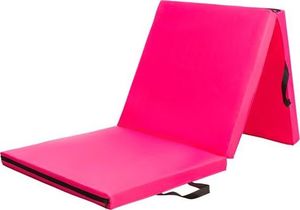 HMS Materac gimnastyczny 3-częściowy MGS02 180 cm x 60 cm x 5 cm różowy 10