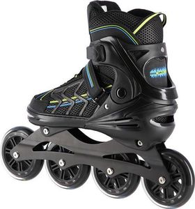 Rolki Nils Extreme NA1128 rekreacyjne regulowane czarne r. 35-38 3