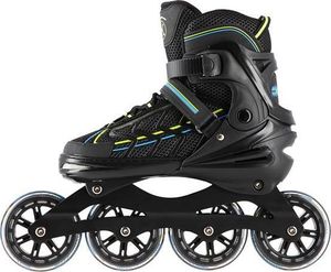 Rolki Nils Extreme NA1128 rekreacyjne regulowane czarne r. 35-38 4