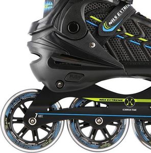 Rolki Nils Extreme NA1128 rekreacyjne regulowane czarne r. 35-38 5