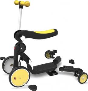 Nadle Scooter - hulajnoga rowerek jeździk 5w1 żółty - nadle 3