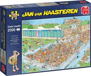 Jumbo Puzzle 2000 Haasteren Tłumy na basenie G3 1