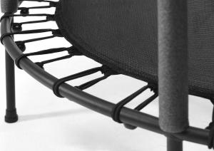 Trampolina ogrodowa Salta ogrodowa Junior z siatką wewnętrzną 4.5 FT 140 cm czarna 4