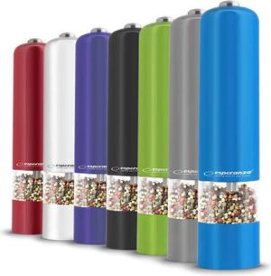 Młynek do przypraw Esperanza do pieprzu Malabara szary (EKP001E) 3