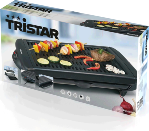 Grill elektryczny Tristar BQ-2818 1300W stołowy-otwarty czarny (BQ-2818) 3