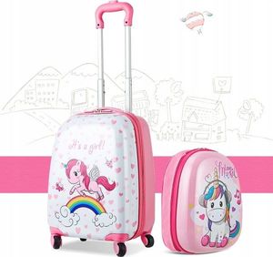 Costway Plecak i walizka dla dziecka bagaż podręczny 7