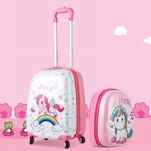 Costway Plecak i walizka dla dziecka bagaż podręczny 8