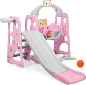 Costway Plac zabaw dla dzieci 3w1 1