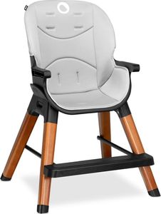 Lionelo Drewniane krzesło i krzesełko do karmienia 4 w 1 Lionelo Mona - kolor czarny 12