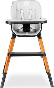 Lionelo Drewniane krzesło i krzesełko do karmienia 4 w 1 Lionelo Mona - kolor czarny 2