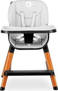 Lionelo Drewniane krzesło i krzesełko do karmienia 4 w 1 Lionelo Mona - kolor czarny 4