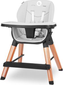 Lionelo Drewniane krzesło i krzesełko do karmienia 4 w 1 Lionelo Mona - kolor czarny 6