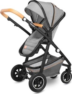 Wózek Lionelo Wózek wielofunkcyjny LIONELO AMBER 2 w 1 spacerówka + gondola + torba + akcesoria - szary 14