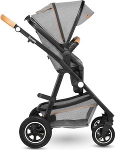 Wózek Lionelo Wózek wielofunkcyjny LIONELO AMBER 2 w 1 spacerówka + gondola + torba + akcesoria - szary 16