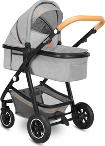 Wózek Lionelo Wózek wielofunkcyjny LIONELO AMBER 2 w 1 spacerówka + gondola + torba + akcesoria - szary 20