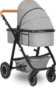 Wózek Lionelo Wózek wielofunkcyjny LIONELO AMBER 2 w 1 spacerówka + gondola + torba + akcesoria - szary 22