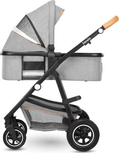 Wózek Lionelo Wózek wielofunkcyjny LIONELO AMBER 2 w 1 spacerówka + gondola + torba + akcesoria - szary 23