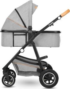 Wózek Lionelo Wózek wielofunkcyjny LIONELO AMBER 2 w 1 spacerówka + gondola + torba + akcesoria - szary 24