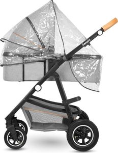 Wózek Lionelo Wózek wielofunkcyjny LIONELO AMBER 2 w 1 spacerówka + gondola + torba + akcesoria - szary 28