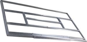 Costway Domek ogrodowy schowek narzędziowy blaszany 6