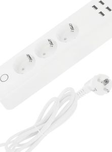 Listwa zasilająca LTC Smart Home 3 gniazda 1.7 m biała (LXU401) 2