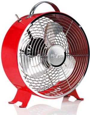 Wentylator Tristar Metalowy wentylator Retro, czerwony VE-5963 2