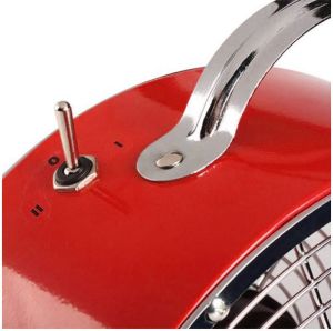 Wentylator Tristar Metalowy wentylator Retro, czerwony VE-5963 3