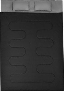 Costway Śpiwór turystyczny dwuosobowy z poduszkami (OP3650BK) 2