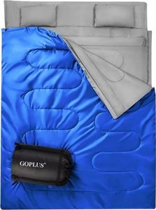 Costway Śpiwór turystyczny dwuosobowy z poduszkami (OP3650LS) 1